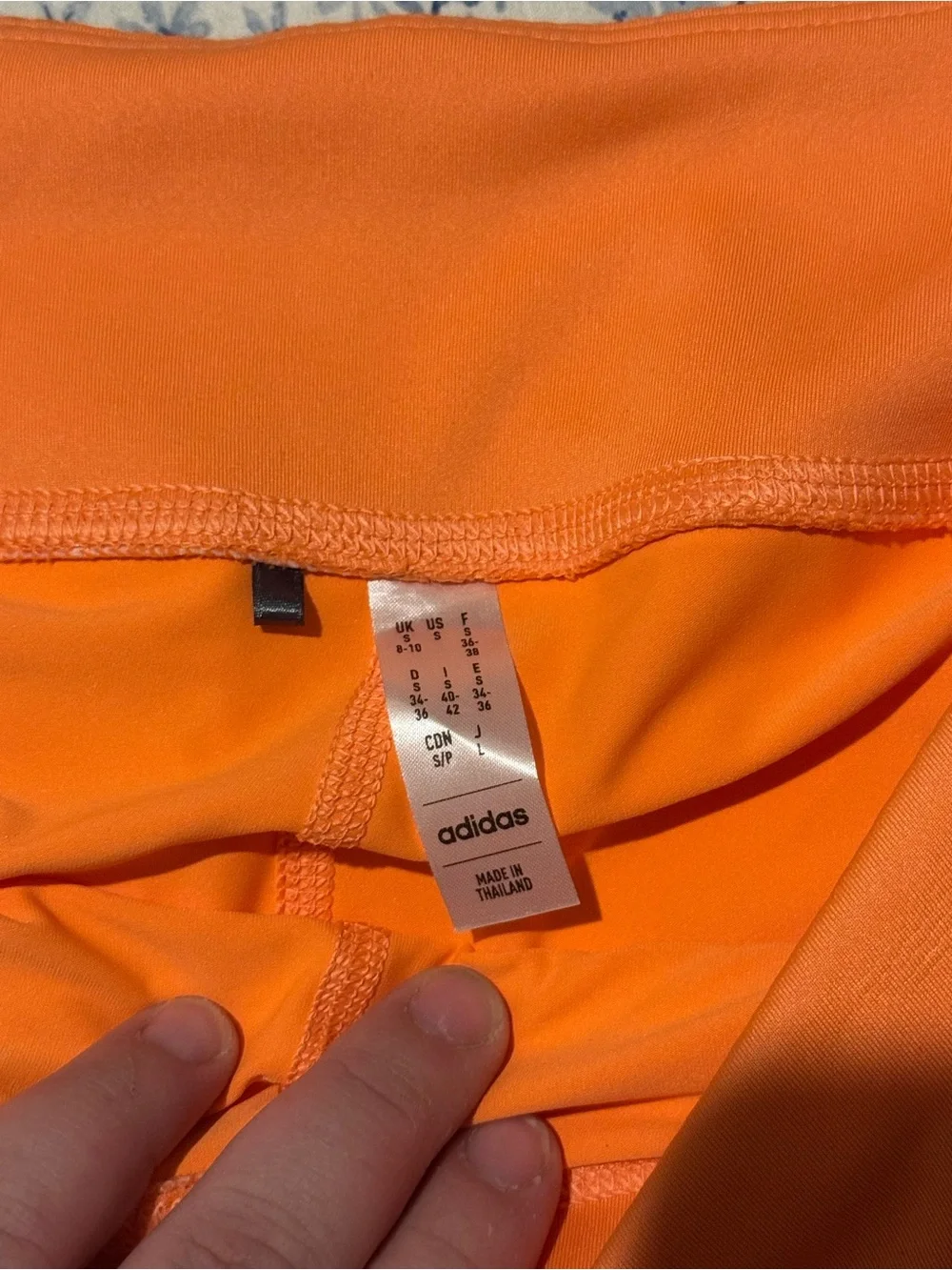 Adidas Floral Orange Tennis Skirt - Picture 5 of 5